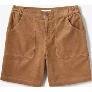 Line of Trade Men’s The Cutback Corduroy Tan Shorts, Size Large